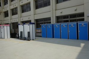 災害時仮設トイレ設置イメージ