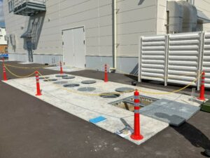 北海道川上郡　Hライスターミナル高濃度米洗浄排水処理